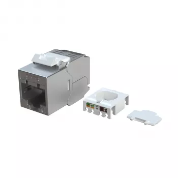EFB Elektronik E-200130 Keystone slim/short Cat.6A afgeschermde zinkspuitgiet 10G module