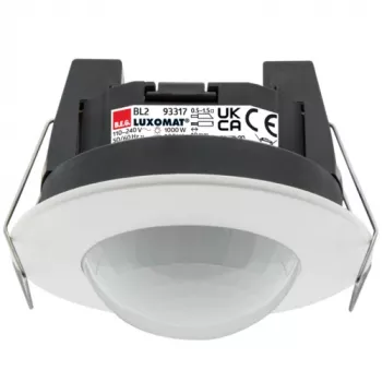BEG BRCK LUXOMAT BL-2-DE inbouw plafond-bewegingsmelder PIR, 360°, 2300 W, wit