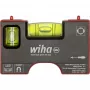 WIHA mini-waterpas Pocket 8 cm grijs/rood met magneet