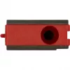 WIHA mini-waterpas Pocket 8 cm grijs/rood met magneet