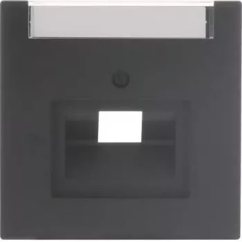 Busch-Jaeger future® linear centrale afdekking 1-voudig UAE/IAE met labelveld, studiowit