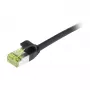 Synergy21 CAT6A S/FTP slim patchkabel, 3m, zwart, 500MHz, LSZH Superflex, RJ45