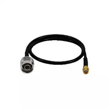 LogiLink WL0104 WLAN pigtail-kabel, N-stekker naar RP-SMA, 0,5 m, zwart