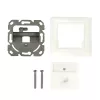 LogiLink keystone-afdekking voor 1 module, Duits type, zuiverwit