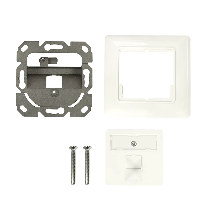 LogiLink keystone-afdekking voor 1 module, Duits type, zuiverwit
