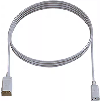 Bachmann 356.900 verlengkabel 3m H05VV-F 3G1.5mm² Schuko-stekker naar Schuko-koppeling 16A 230V zwart