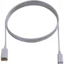 Bachmann 356.900 verlengkabel 3m H05VV-F 3G1.5mm² Schuko-stekker naar Schuko-koppeling 16A 230V zwart