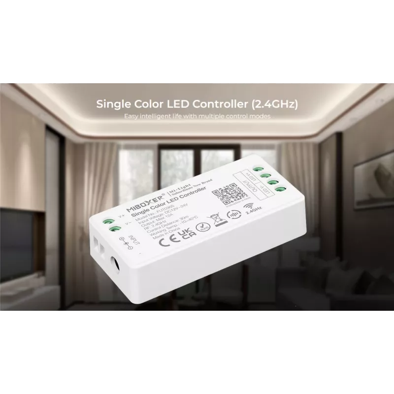 MIBOXER FUT036S eenkleuren-2.4G-LED-dimmer-controller DC12-24V