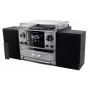 Soundmaster MCD5600SW stereo-muziekcentrum met DAB+ radio, cd-speler, platenspeler, dubbel cassettedeck, Bluetooth, USB-opname - zwart