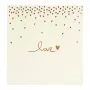 Goldbuch Raining Hearts beige fotoalbum, 60 witte pagina's, harde kaft, PU-kaft, 31x30 cm
