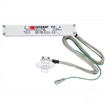 BEG BRCK LUXOMAT PD9-Master Mini aanwezigheidsmelder, plafondmontage, RAL 9010 zuiverwit, 360° detectie, 8 m bereik, IP20