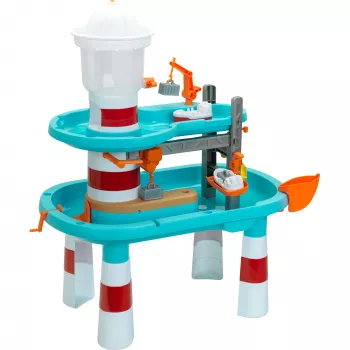 THEO KLEIN Aqua Action watertafel XXL, vuurtoren-spetters
