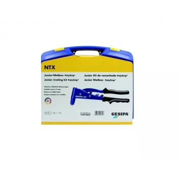 Gesipa PolyGrip® Junior blindklinknagelbox – 352-delige blindklinknagelset in blikken koffer
