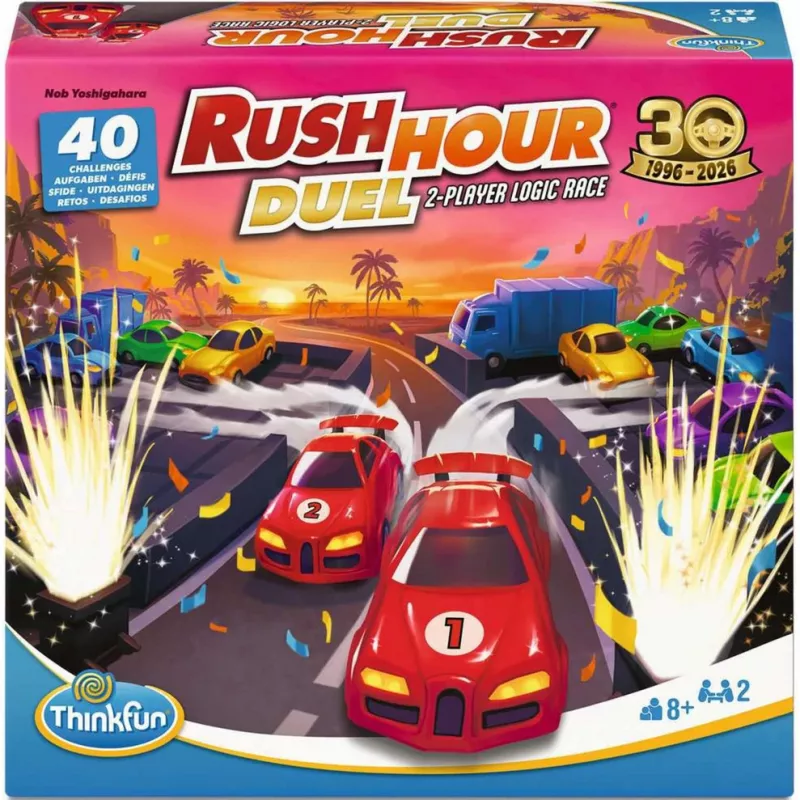 Ravensburger Rush Hour Duel – logicaspel voor 2 spelers: verkeersopstopping-puzzel