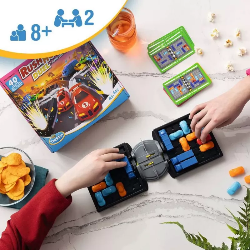 Ravensburger Rush Hour Duel – logicaspel voor 2 spelers: verkeersopstopping-puzzel