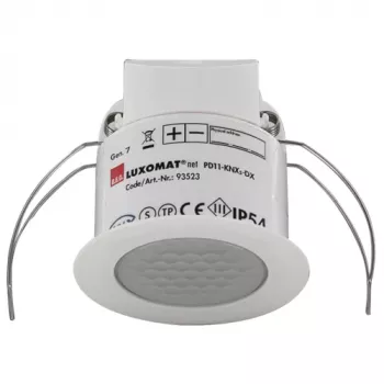 BEG PD11-KNXs-FLAT-DX-DE KNX aanwezigheidsmelder, inbouw, 360°, wit