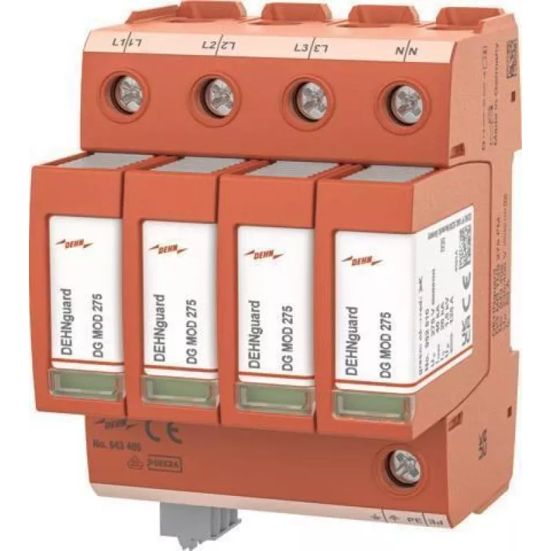 DEHN 943405 DG MD TNS 275 FM type 2 overspanningsbeveiliging 3+1 polig 40kA