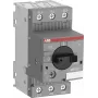 ABB MS132-0.63 motorbeveiligingsschakelaar, 0,63 A, 3-polig, thermisch-magnetisch, 100 kA bij 400 V