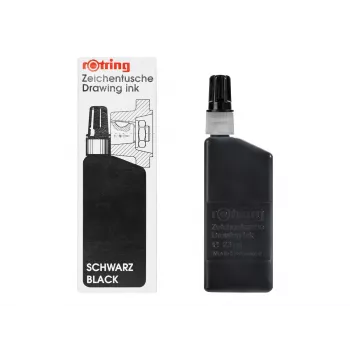 rOtring Isograph zwarte pigmentinkt 23 ml voor technische tekenapparaten