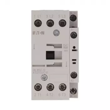 Eaton DILM32-10 vermogensschakelaar, 3-polig, 32 A, 230 V AC 50 Hz / 240 V AC 60 Hz spoel, 1 NO hulpcontact