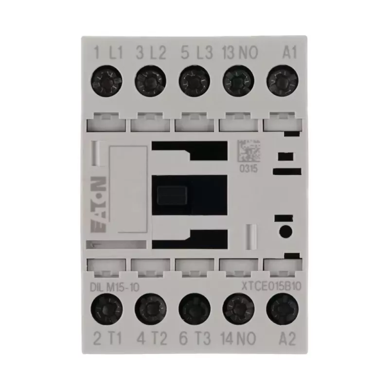 Eaton DILM15-10 24 V DC vermogensschakelaar, 3-polig, 15 A, 7,5 kW, 1 NO hulpcontact