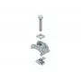 NIEDAX SPPGM30F profielklemkraal van thermisch verzinkt staal, flens 3-30 mm, M8-schroefdraad