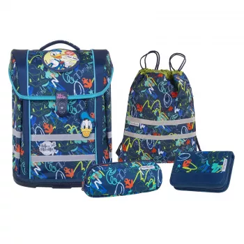 McNeill schooltas-set PERFECTO 5-delig Donald Duck