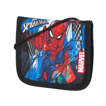 McNeill Marvel Spider-Man borsttasje met paspoortvenster, rood/blauw