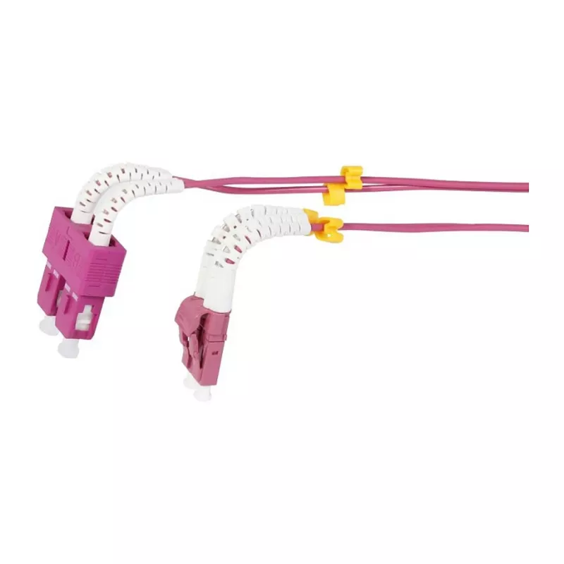 SYNERGY21 OM4 duplex glasvezel-patchkabel LC-SC 1,5m 50/125µm LSZH aqua