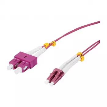 SYNERGY21 OM4 duplex glasvezel-patchkabel LC-SC 1,5m 50/125µm LSZH aqua