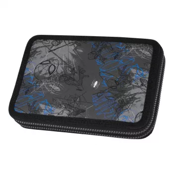 McNeill dubbel etui gevuld met 2 ritssluitingen XL Marvel Spider-Man