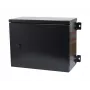 ALLNET DIN-rail wandbehuizing T223mm zwart IP55 SO-DIN-serie