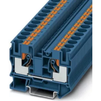 Phoenix 3212123 PT 10 BU doorvoerklem, push-in aansluiting, 10 mm², blauw