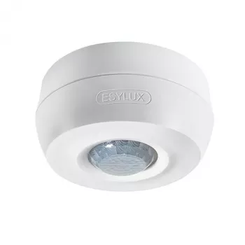 ESYLUX ESY MD 360/8 BASIC IP54 plafond-bewegingsmelder, 360° PIR, 8m bereik, wit