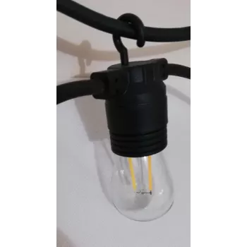 SYNERGY21 S21-LED-001138 LED retrofit-lamp S14 E27 warmwit 1,5W voor lichtslangen