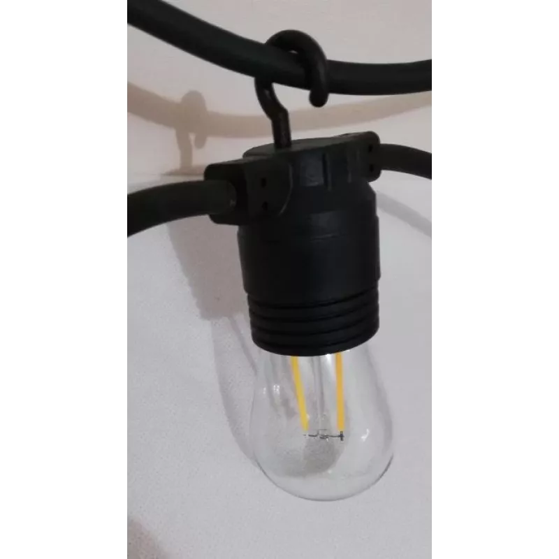SYNERGY21 S21-LED-001138 LED retrofit-lamp S14 E27 warmwit 1,5W voor lichtslangen