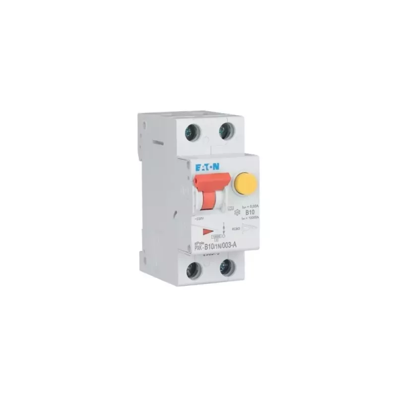 Eaton PXK-B10/1N/003-A RCBO 10A 30mA type A 1P+N 230V 6kA 2TE