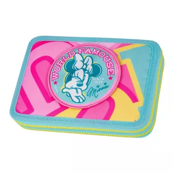 McNeill gevulde etui met 2 ritsen XL Disney Minnie Mouse