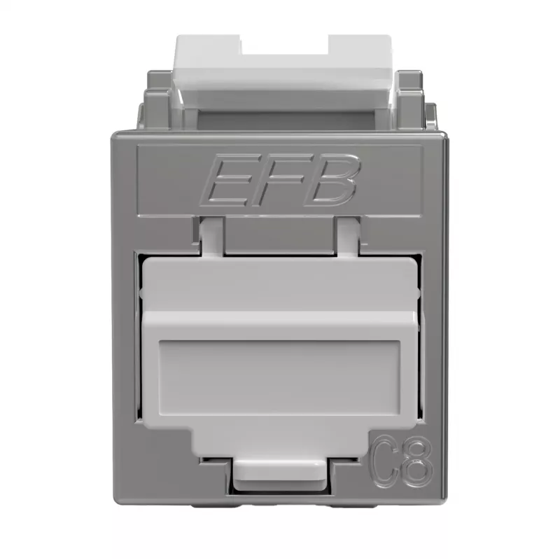 EFB Elektronik E-20096 RJ45 Keystone Slimline Cat.8.1 2000MHz afgeschermde module