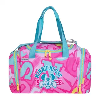 McNeill Disney Minnie Mouse sporttas, roze/rood, 16L, polyester, kinderen