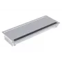Bachmann CONI Long inbouw-stekkerdoos met 3 Schuko-stopcontacten, zilver aluminium