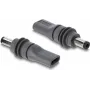 Delock USB Type-C bus naar DC 5,5 x 2,1 mm stekker adapter voor Starlink Mini - grijs