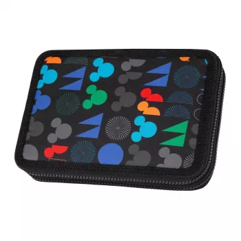 McNeill gevulde etui met 2 XL-ritsen - Disney Mickey Mouse