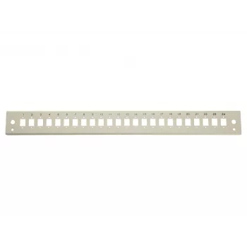Equip 19 inch patchpanel 24x LC duplex, SC simplex, staal, grijs, 1U