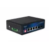 ALLNET ALL-SGI8104v3 industriële unmanaged layer 2-switch, 6 poorten GbE, 4x GbE RJ45, 2x SFP, ventilatorloos, IP40