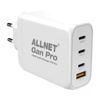 ALLNET GaN USB-C PD 3.1 voeding 140W 1A3C