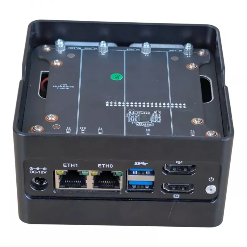 ALLNET NAS-N355 mini-pc Intel Core 3 N355 16GB DDR5 256GB SSD 2x2.5GbE NAS