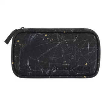 COOCAZOO Urban Metro etui, polyester, Grijs/Zwart/Wit, 22 x 10 x 6 cm, waterafstotend, scheurvast, PVC-vrij, PFC-vrij