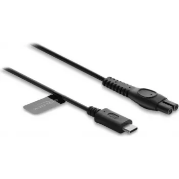 Delock USB Type-C oplaadkabel 5V voor Philips elektrisch scheerapparaat QP2724, QP2834, MG9520 serie - 1m vervangingskabel