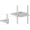 EFB Elektronik 19 inch 2U uitschuifbaar legbord, 355 mm diep, frontmontage, 20 kg, lichtgrijs RAL 7035
